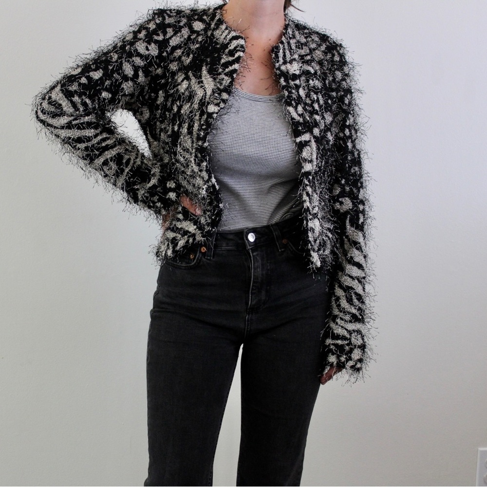 Vintage shaggy blazer